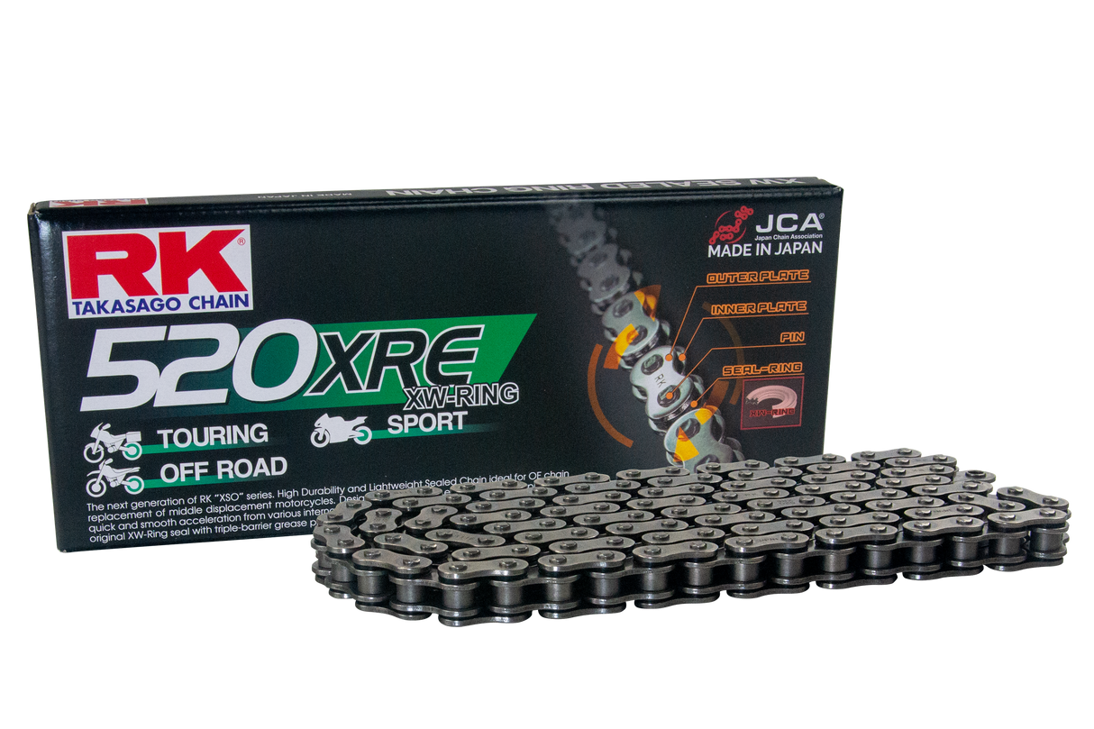 Cadena de transmisión Rk Takasago 520XRE-104 CLF 104 eslabones