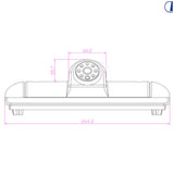 Di-Tec Terzo stop LED con retrocamera notturna per Fiat Ducato / Boxer / Jumper