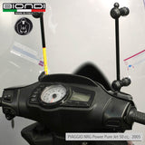 Biondi Parabrezza Mod. Z Trasparente + Attacchi Piaggio NRG Power Pure Jet 50 cc 2005
