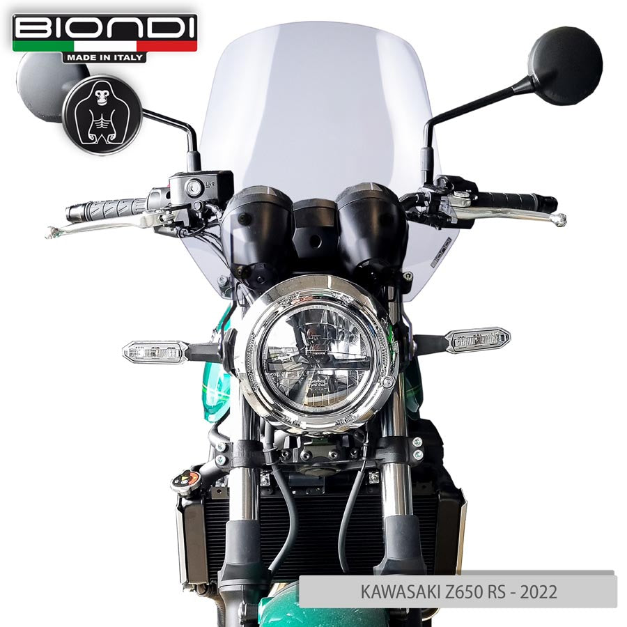 Biondi Cupolino Touring Trasparente Kawasaki Z650RS / Triumph Scrambler, Speed, Twin - MPN 8010454