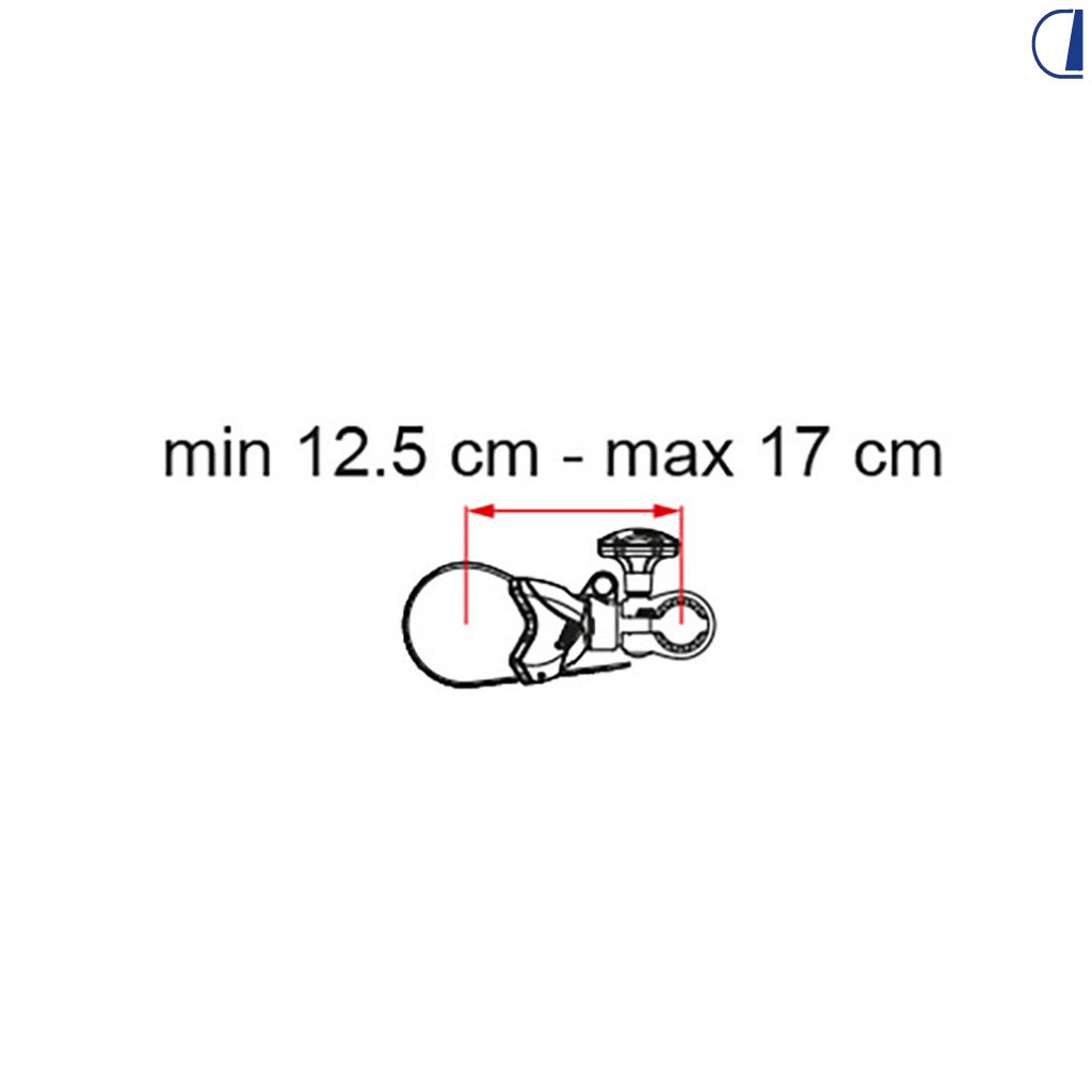 Fiamma Bike-Block Pro S 1 Deep Black portabici per camper