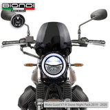 Biondi Cupolino Sport Fumè Scuro con Kit Montaggio - Benelli, Moto Guzzi V7, Triumph Bonneville, Yamaha XSR