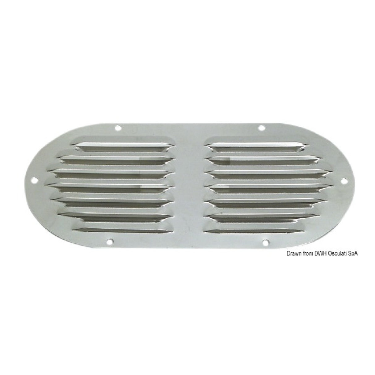Osculati Griglia areazione ovale 53.022.02 53.022.02