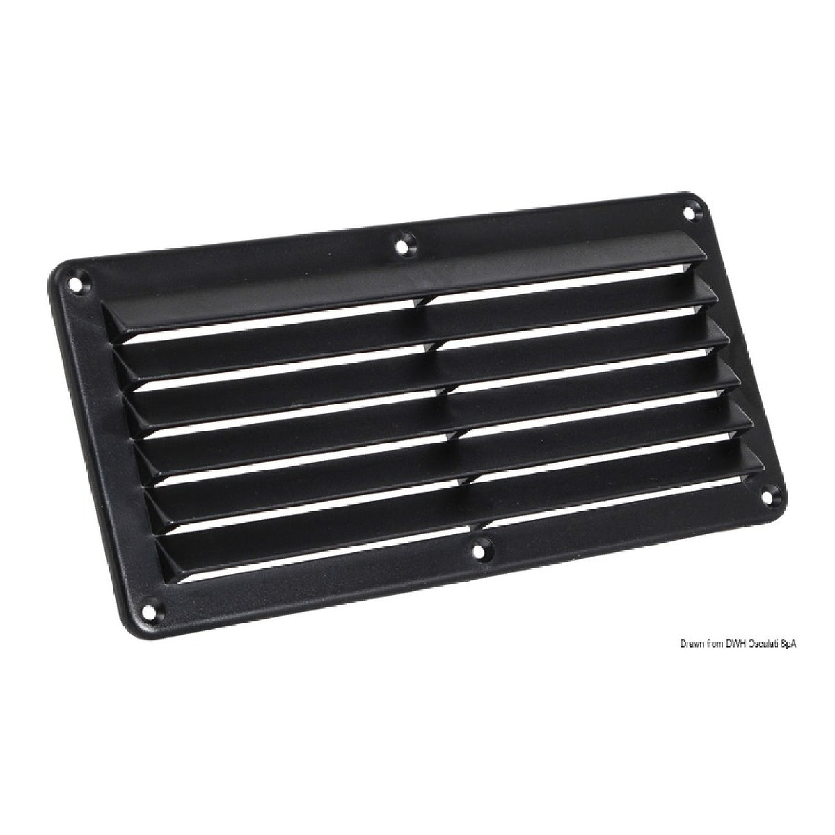 Osculati Entrada de aire de nailon 125x260 mm 53.301.05