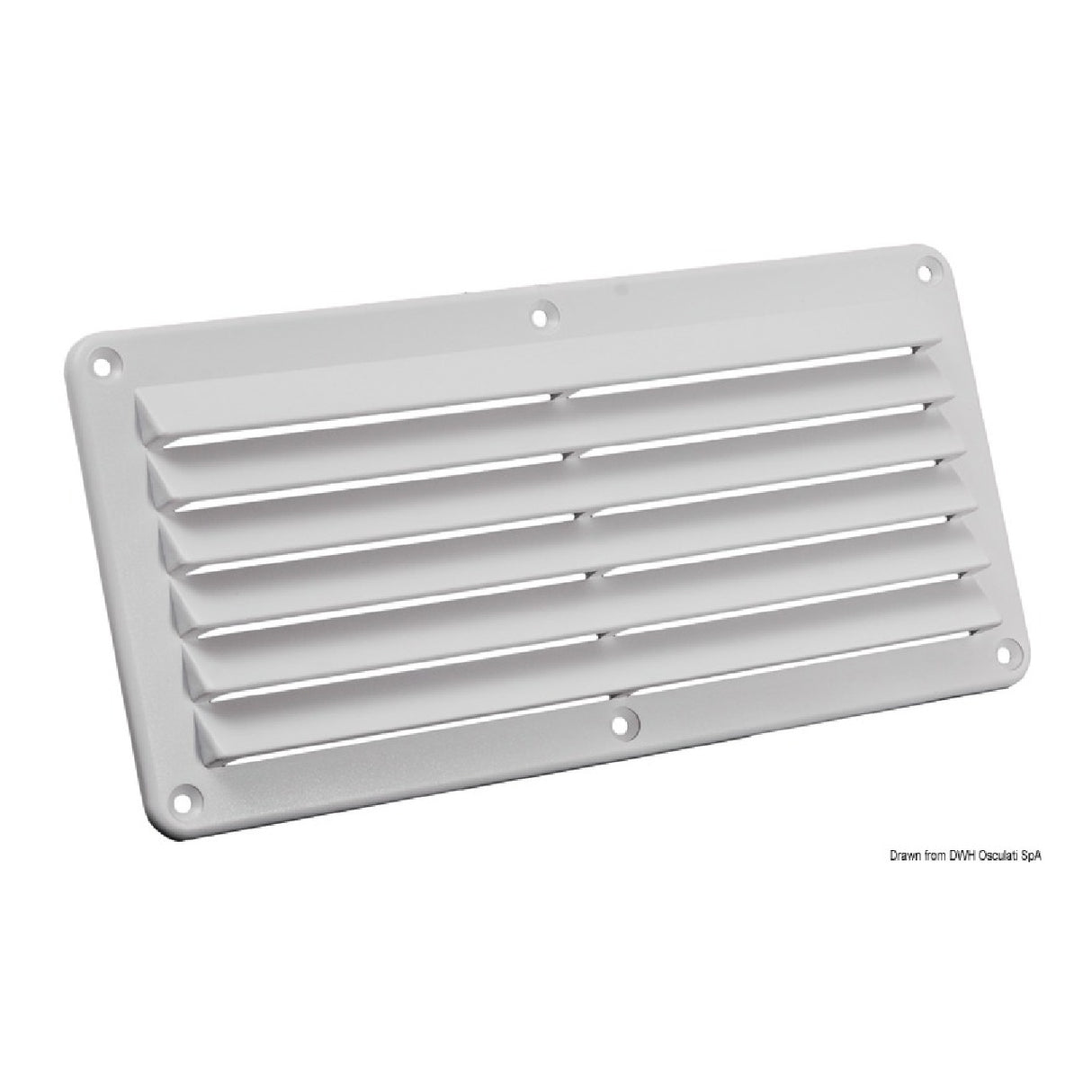 Osculati Entrada de aire de nailon 125x260 mm 53.301.05