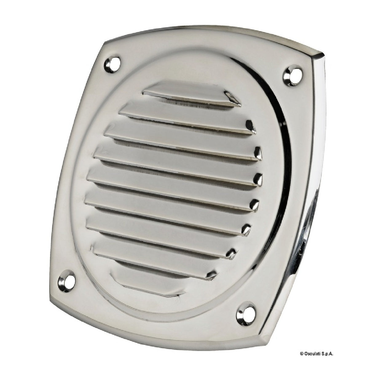 Rejilla de ventilación de acero inoxidable Osculati 53.302.01