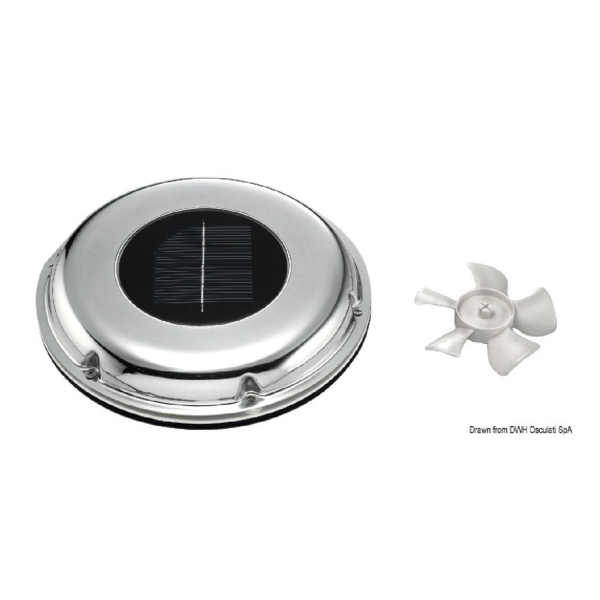 Osculati Solarvent autonomer Solarbelüfter 53.636.00