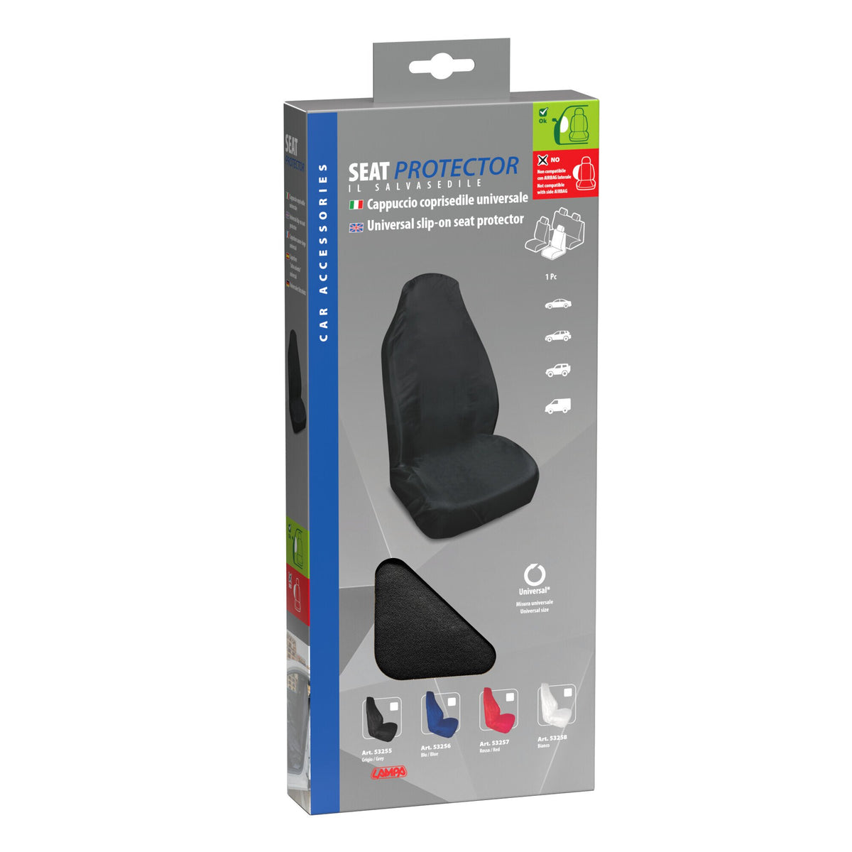 Lampa Seat Protector Salvasedile Universale - Nero