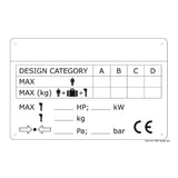 Osculati Placchetta per identificazione scafi e motori fuori/entro bordo 54.409.01