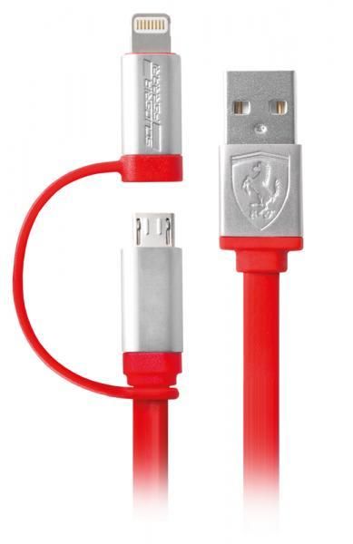 Ferrari Micro-USB-Lade- und Synchronisationskabel + Beleuchtung
