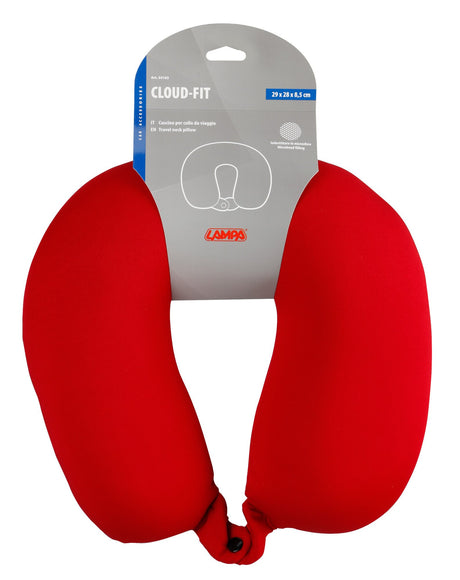 Lampa Cloud-Fit, cuscino per collo da viaggio - Rosso 54163