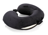 Lampa Memory-Wrap, cuscino per collo in memory foam da viaggio - Nero 54164