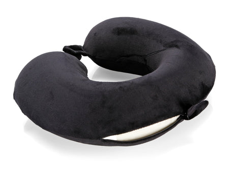 Lampa Memory-Wrap, cuscino per collo in memory foam da viaggio - Nero 54164