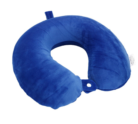 Lampa Memory-Wrap, cuscino per collo in memory foam da viaggio - Blu Navy 54166