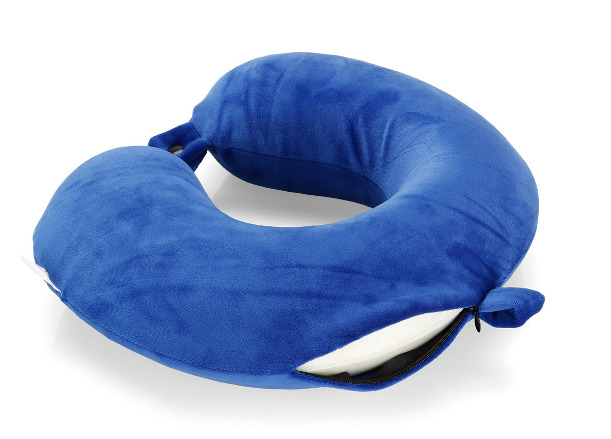 Lampa Memory-Wrap, cuscino per collo in memory foam da viaggio - Blu Navy 54166