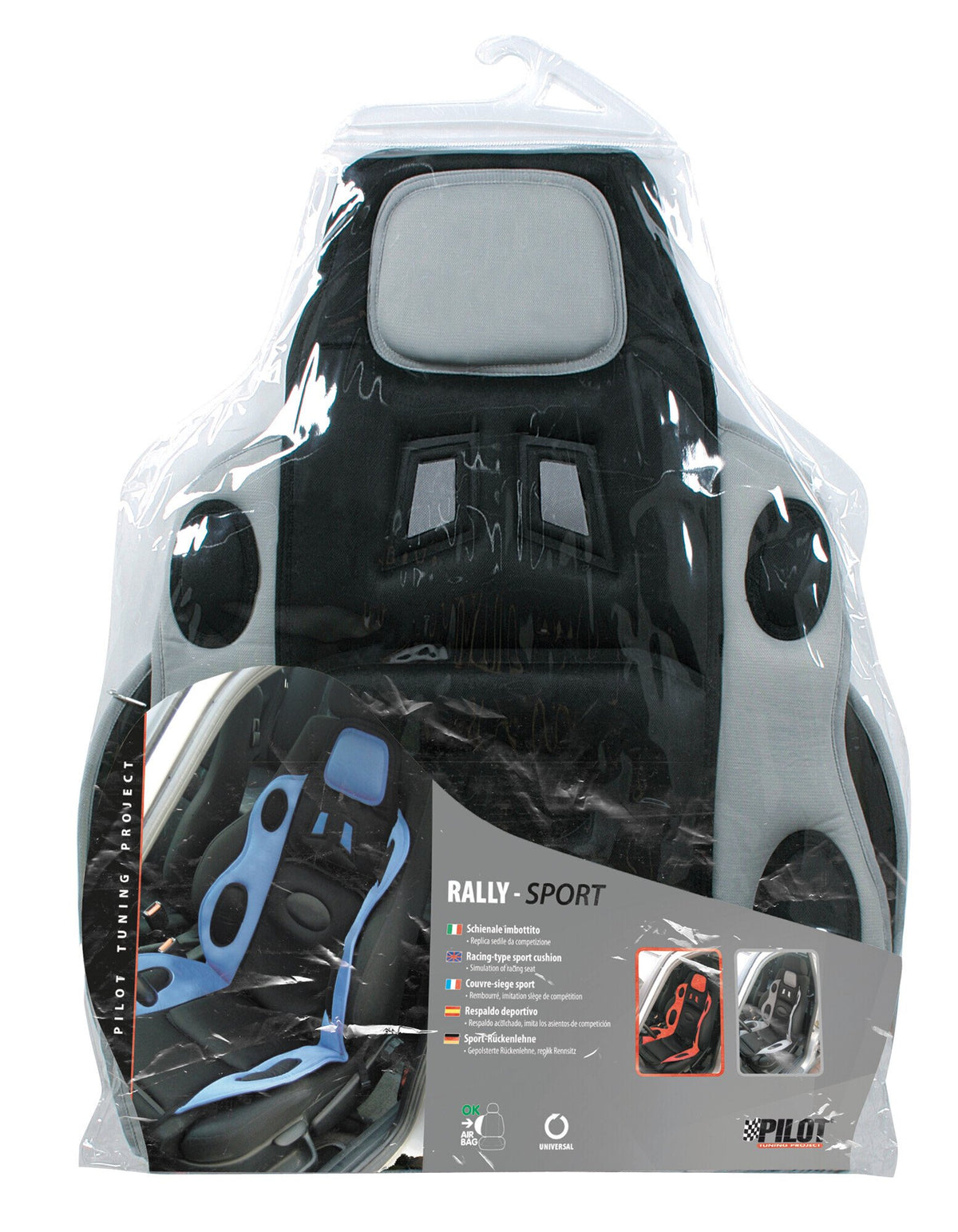 Rally Sport, schienale sportivo - Grigio