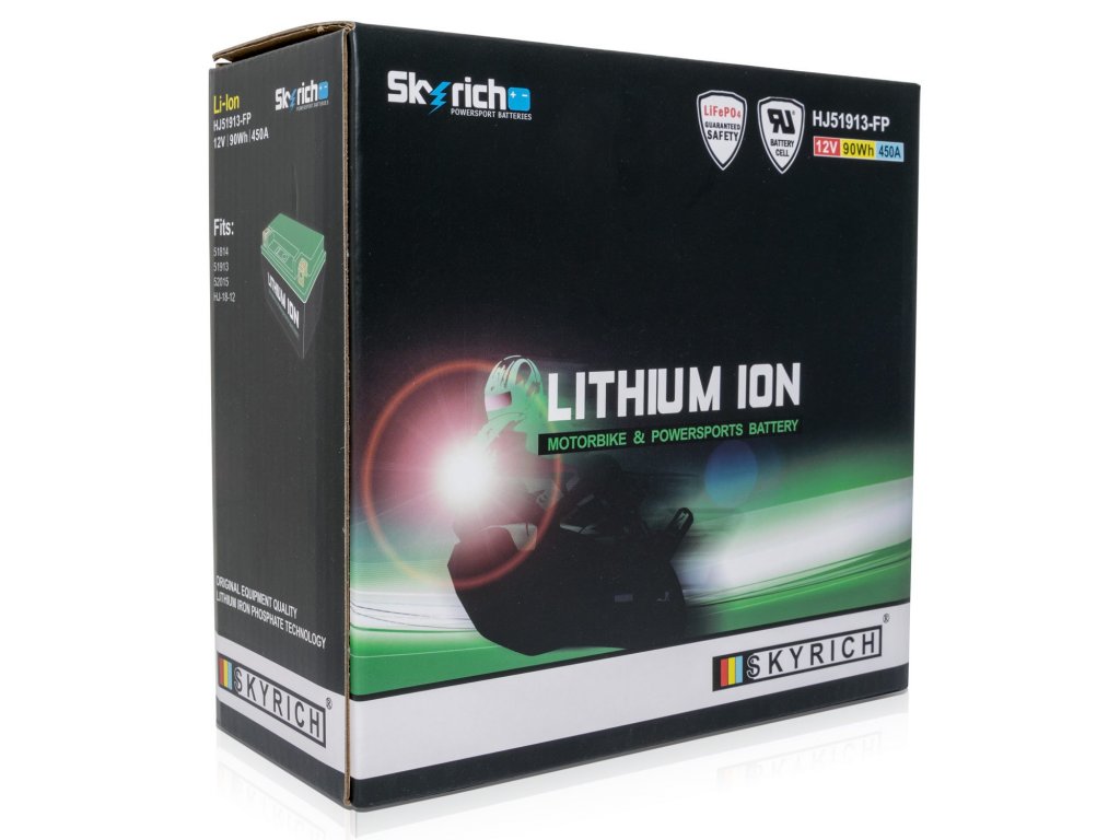 Batería de litio SKYRICH HJ51913-FP de 12 voltios