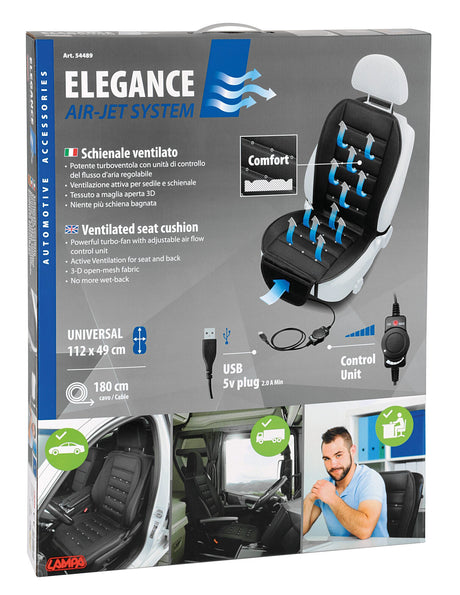 Lampa Elegance Air-Jet System, schienale ventilato 54489