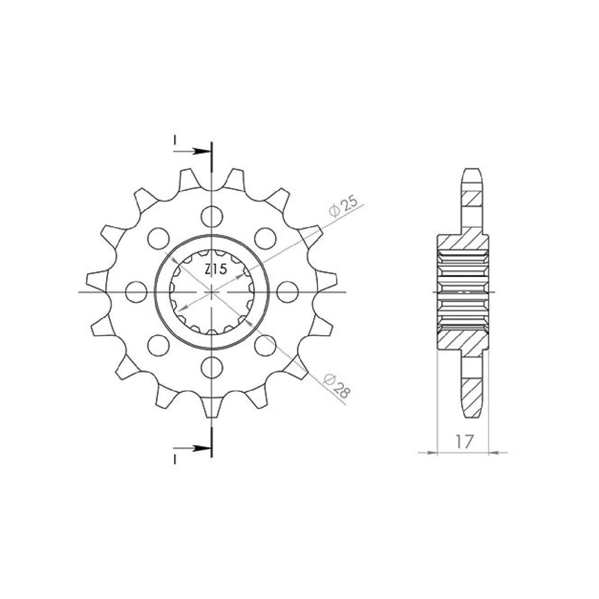 Supersprox Steel Sprocket Pitch 520 15 Teeth DUCATI Panigale 899 CC 14/15