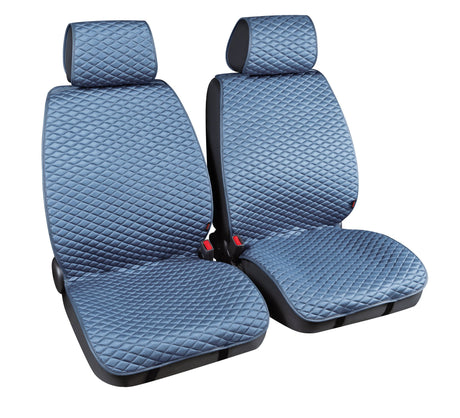 Lampa Cover-Tech Fabric, coppia coprisedili anteriori in tessuto tecnico - Azzurro/Beige 54530