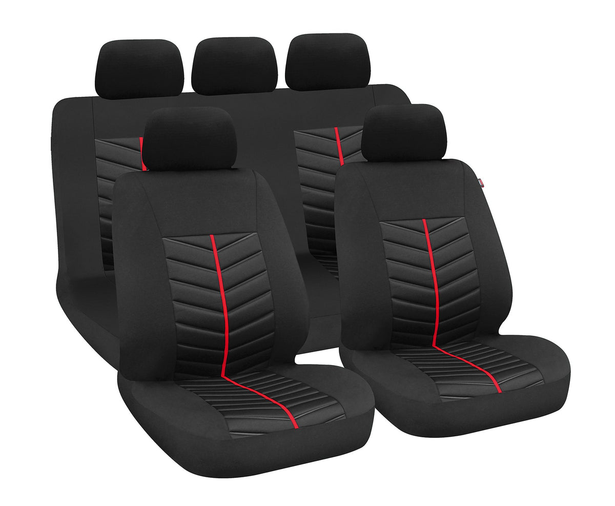 Rapid, set fodere coordinate - Nero/Rosso