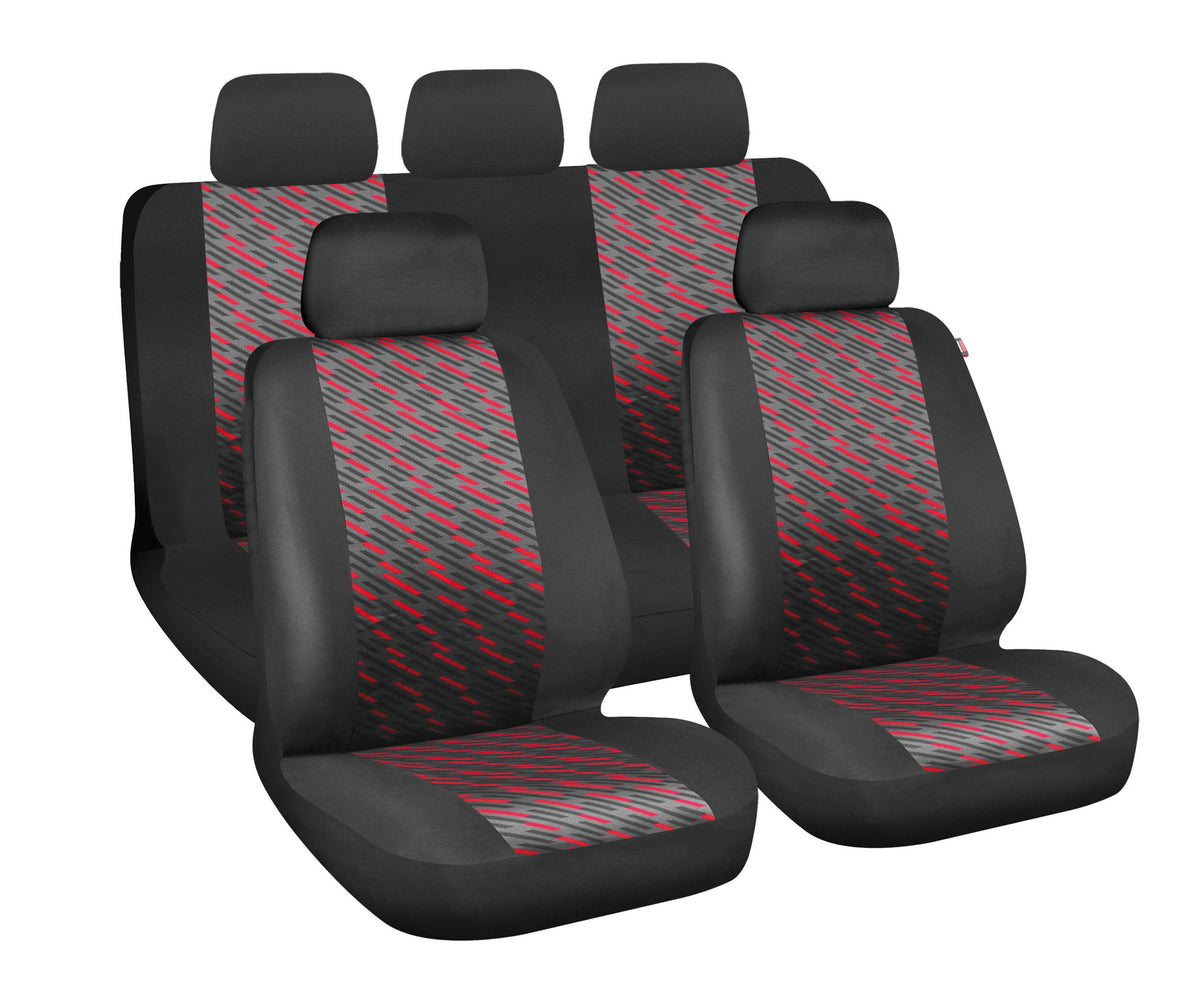 Free, set fodere coordinate - Nero/Rosso