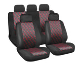 Free, set fodere coordinate - Nero/Rosso