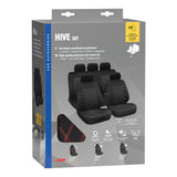 Hive, set fodere coordinate - Nero/Rosso