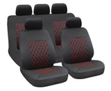 Hive, set fodere coordinate - Nero/Rosso