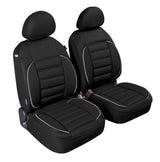 De-Luxe Sport Edition, coppia coprisedili anteriori - Nero
