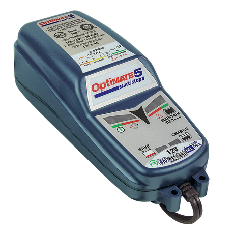 Caricabatterie moto scooter OPTIMATE 5 Start/Stop Tecmate TM220-4A - AmerigoStore