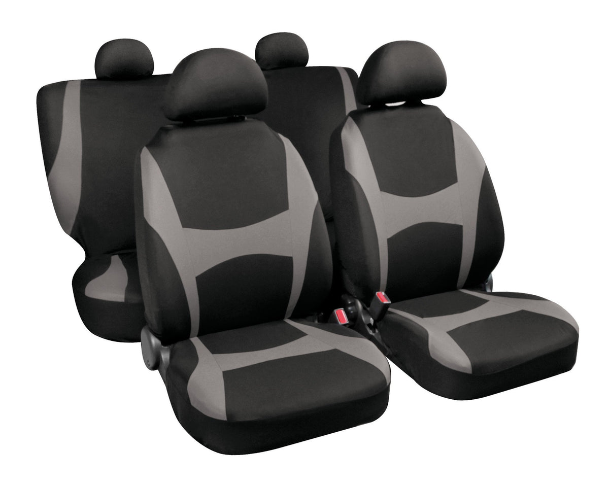 Lampa Capri Set Auto-Bezugskissen passend Schwarz/Grau