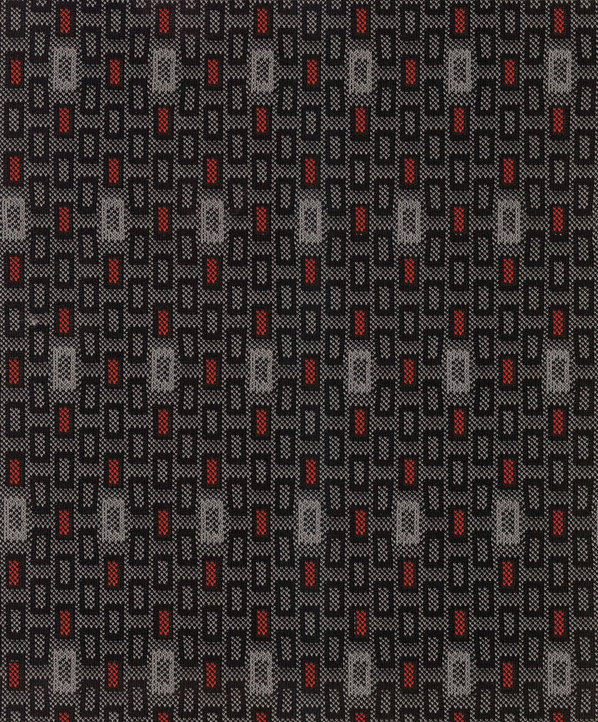 Square, set fodere coordinate in jacquard - Rosso