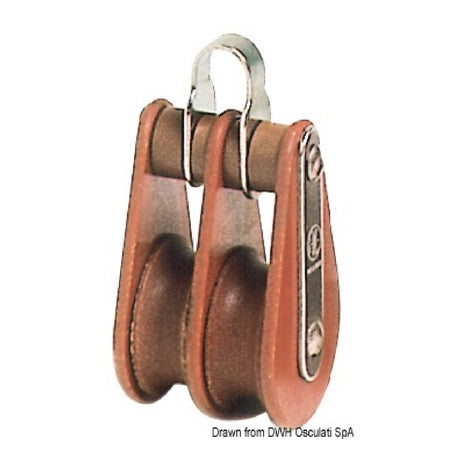 HYE Tufnol Block 2 Sheaves TB