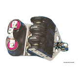 Viadana 3-Riemenscheiben-Kugellagerblock mit Nockenklemme