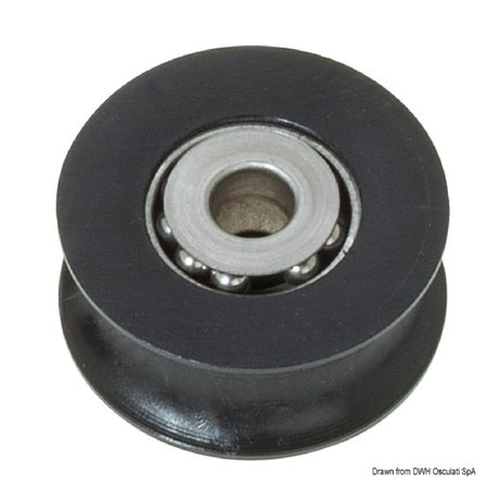 Viadana Delrin-Riemenscheiben mit Kappen und Kugeln aus Edelstahl