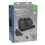 Lampa Duka Rear-Fit, coprisedile posteriore in tessuto jacquard e poliestere elasticizzati - Nero 55025