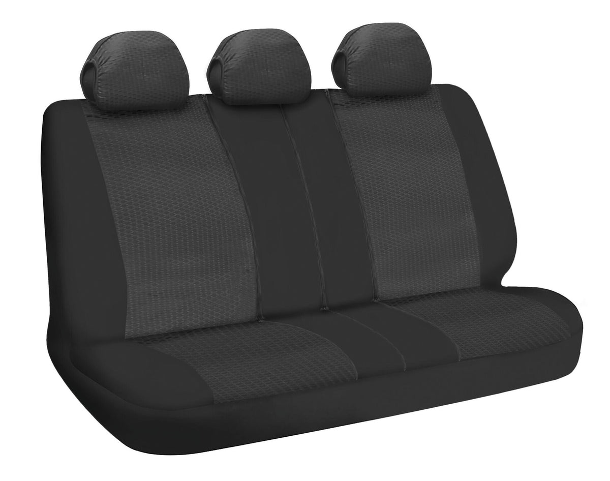 Lampa Duka Rear-Fit, coprisedile posteriore in tessuto jacquard e poliestere elasticizzati - Nero 55025
