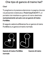 Portabicicletas Thule Easyfold Xt Fix4Bike para 3 bicicletas con bola de remolque de 13 pines