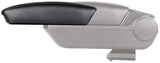 Premium, 3-function armrest with dual mounting system and USB connection, 12V - Carbon-Look