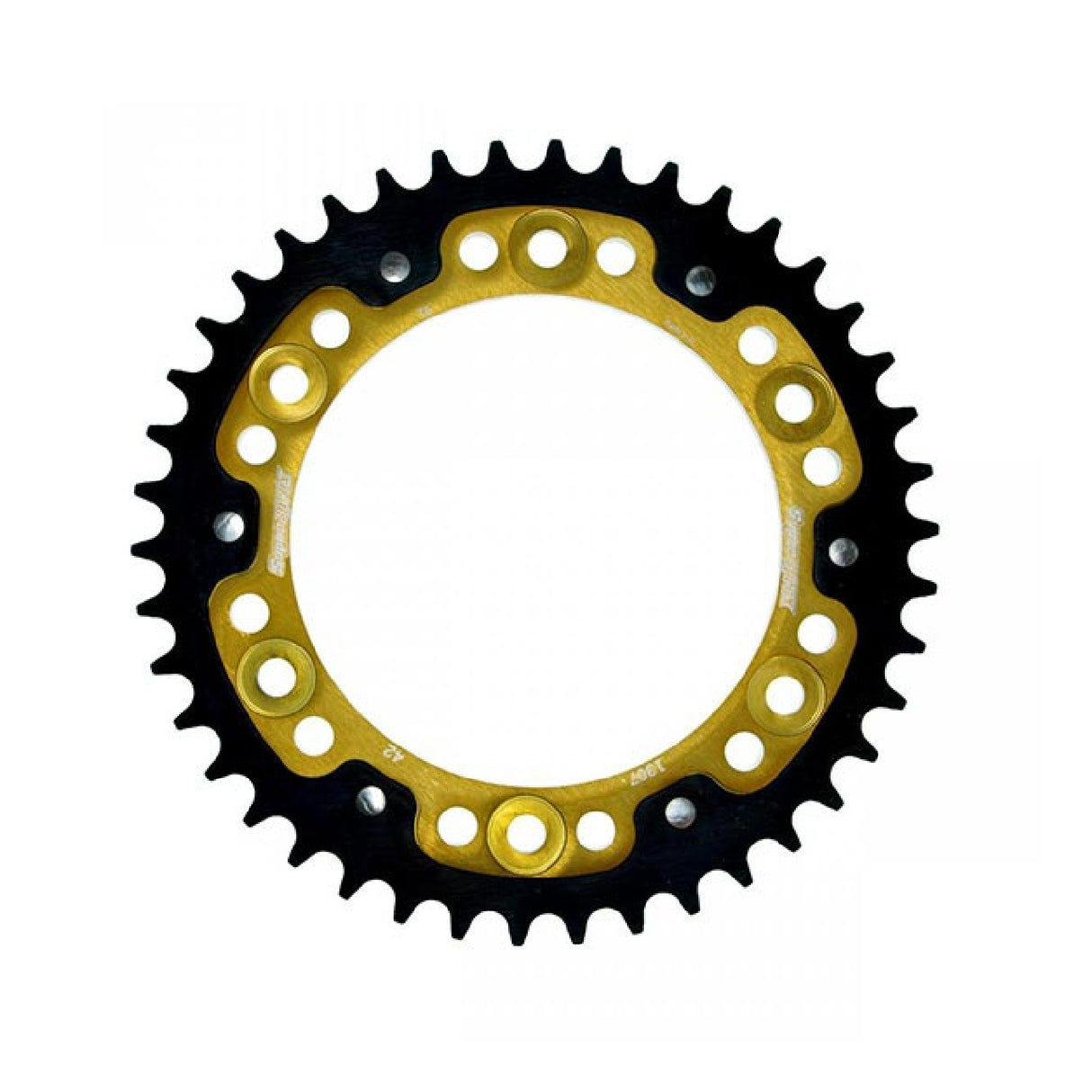 Supersprox Corona alluminio STEALTH RST ORO 525 42 denti HONDA CBR RR 600 03/06