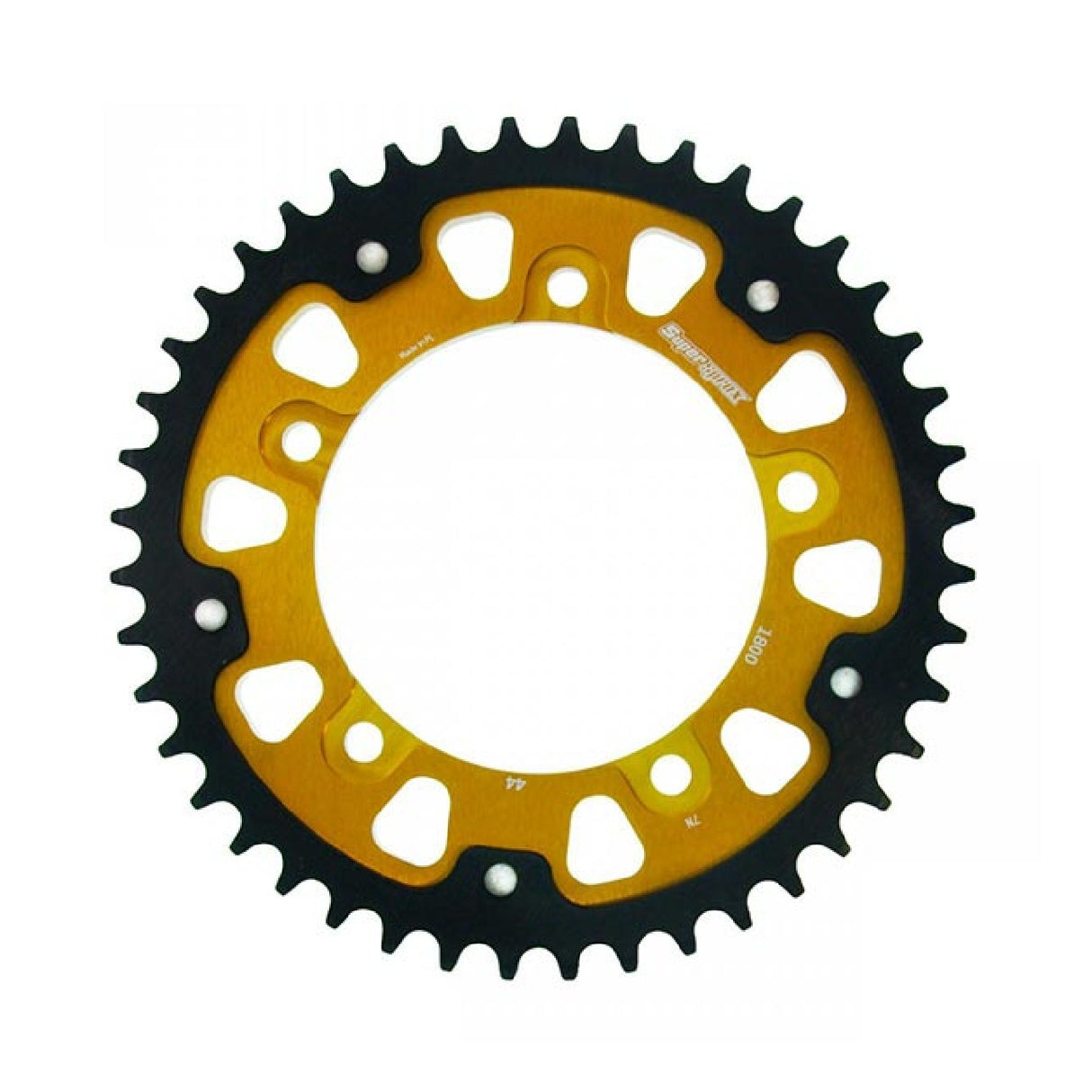 Supersprox Aluminum rear sprocket STEALTH RST GOLD 530 44 TRIUMPH Daytona IE 955 01/06