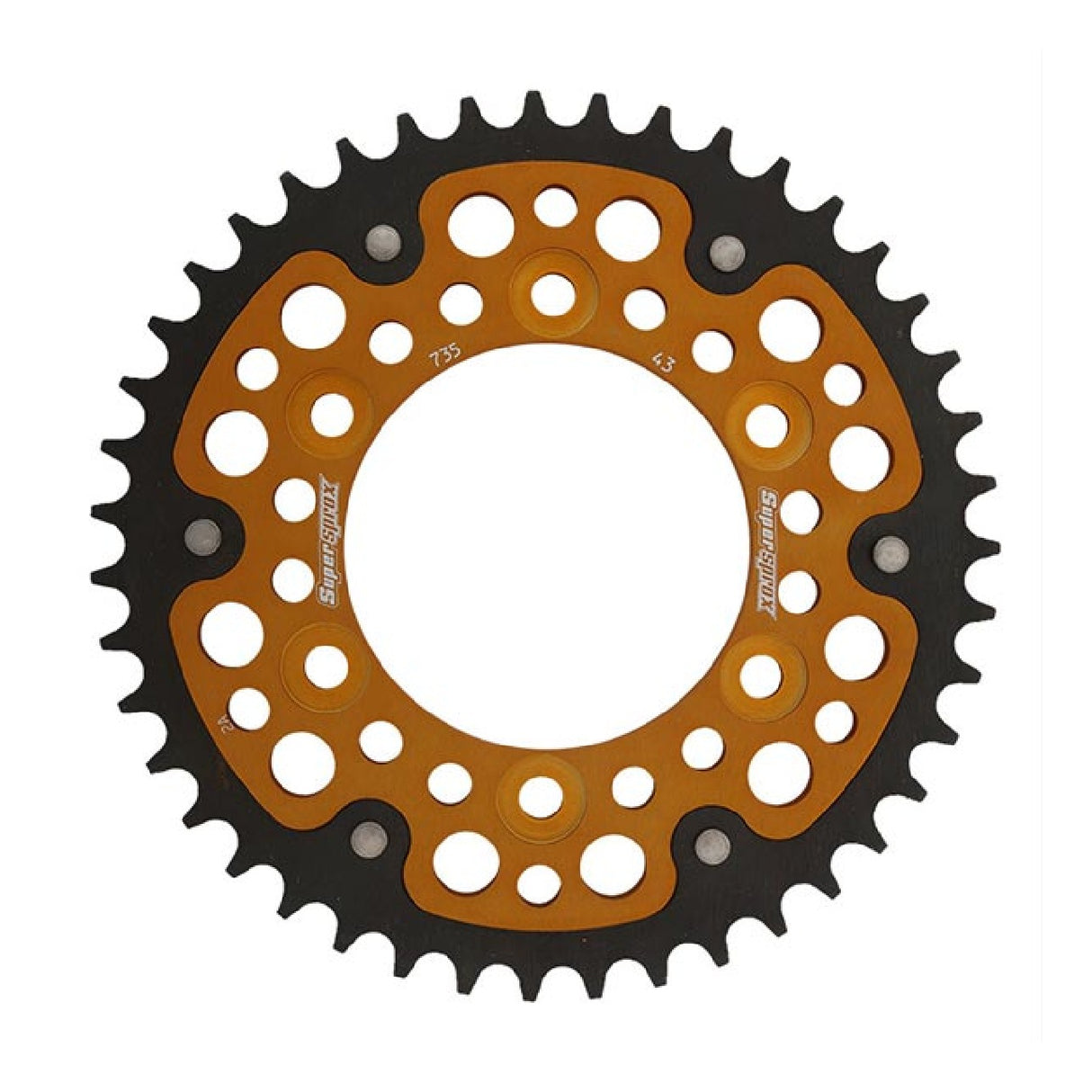 Supersprox STEALTH RST ORO 520 43 DUCATI Monster 600 95/97 Aluminiumkrone