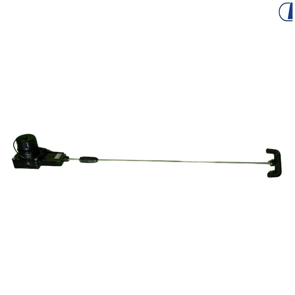 FAP Valvola scarico 1" 1/2 flangia piana con asta 68 cm