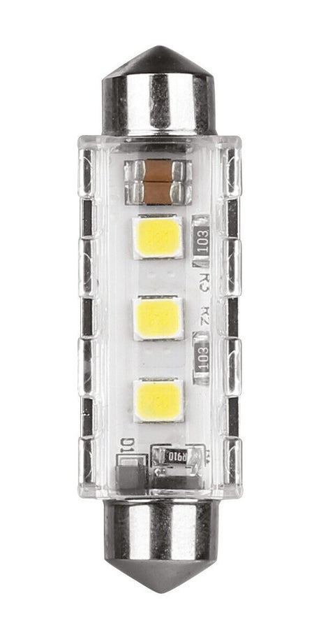 Pilot 12/24V Pro-User Series - 12,5x41 mm - SV8,5-8 - 1 pz - Scatola - Bianco - Doppia polarità - Resistenza incorporata