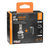 Pilot 12/24V Halo Led Jupiter Series Quick-Fit - (H7-H18) - 55W - PX26d / PY26d-1 - 1 pz - Scatola
