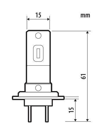Pilot 12V Halo Led Venus Series Quick-Fit - (H7-H18) - 13W - PX26d / PY26d-1 - 1 pz - Scatola