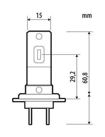 Pilot 24V Halo Led Venus Series Quick-Fit - (H7) - 15W - PX26d - 1 pz - Scatola
