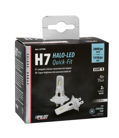 Pilot 12V Halo Led Cyber Series Quick-Fit - (H7) - 22W - PX26d - 2 pz - Scatola