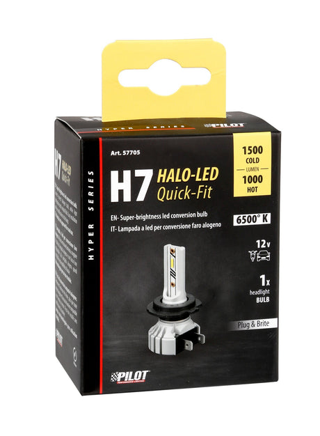 Pilot 12V Halo Led Hyper Series Quick-Fit - (H7) - 15W - PX26d - 1 pz - Scatola
